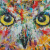 Abstract Mystic Owl Diamond Paintings