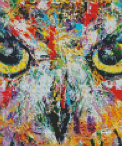 Abstract Mystic Owl Diamond Paintings