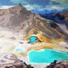 Abstract Tongariro National Park Diamond Paintings