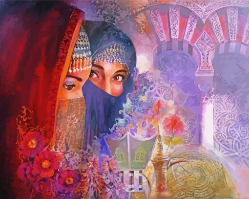 Aesthetic Arab Women Diamond Paintings