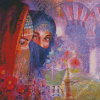 Aesthetic Arab Women Diamond Paintings