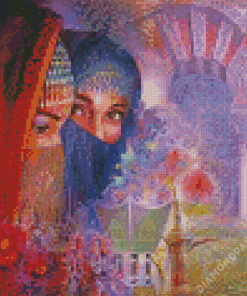 Aesthetic Arab Women Diamond Paintings