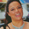 Aesthetic Michelle Rodriguez Illustration Art Diamond Paintings