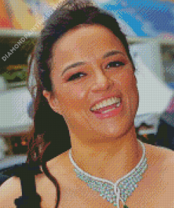 Aesthetic Michelle Rodriguez Illustration Art Diamond Paintings