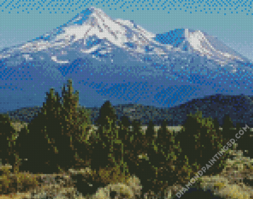 Aesthetic Mt Shasta Diamond Paintings