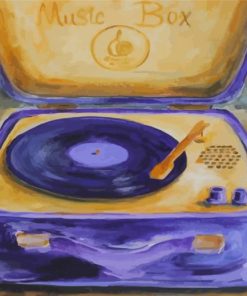 Aesthetic Record Player Diamond Paintings