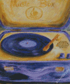 Aesthetic Record Player Diamond Paintings