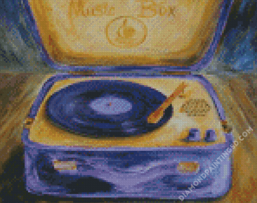 Aesthetic Record Player Diamond Paintings