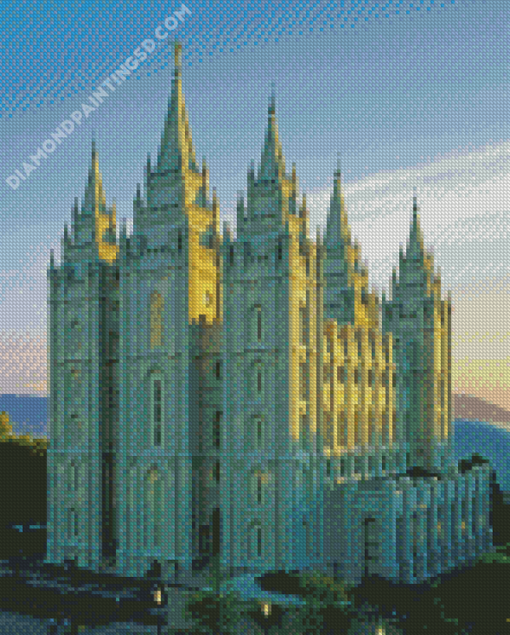 Aesthetic Salt Lake Utah Temple Diamond Paintings