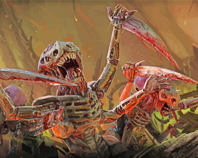 Aesthetic Tyranid Diamond Paintings