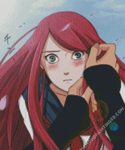 Aesthetic Uzumaki Kushina Diamond Paintings