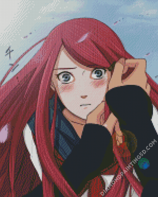 Aesthetic Uzumaki Kushina Diamond Paintings