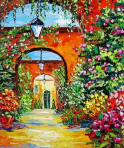 Aesthetic Garden Arch Art Diamond Paintings