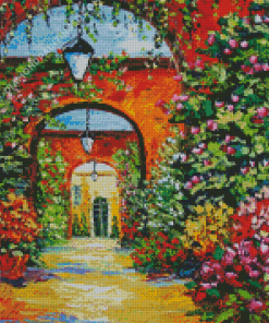 Aesthetic Garden Arch Art Diamond Paintings