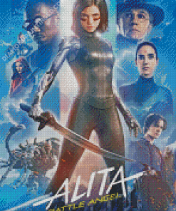 Alita Battle Angel Movie Poster Diamond Paintings