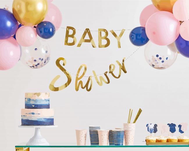 Baby Shower Diamond Paintings