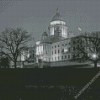 Black And White Providence Rhode Island State House Diamond Paintings