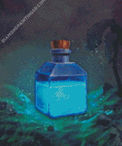 Blue Mysterious Potion Diamond Paintings