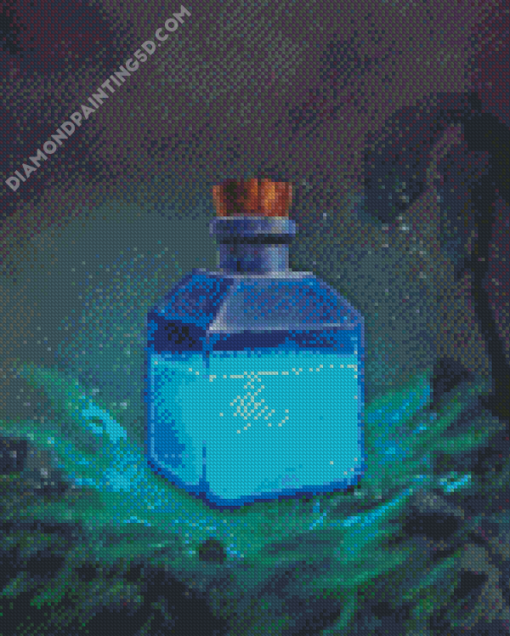 Blue Mysterious Potion Diamond Paintings