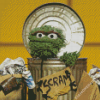 Cool Oscar The Grouch Diamond Paintings