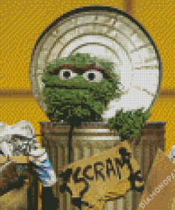 Cool Oscar The Grouch Diamond Paintings