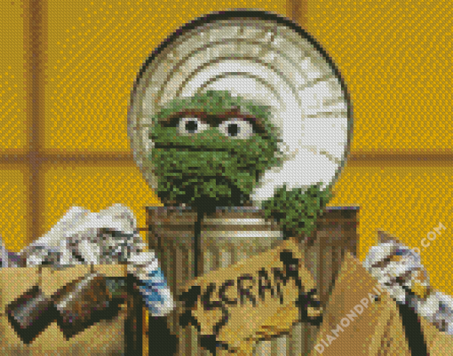 Cool Oscar The Grouch Diamond Paintings