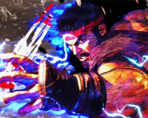 Cool Street Fighter Diamond Paintings