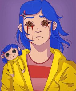 Creepy Coraline Doll Diamond Paintings