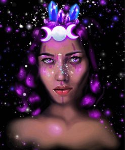 Crystal Moon Goddess Diamond Paintings