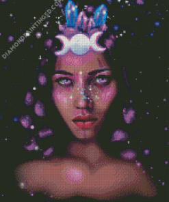 Crystal Moon Goddess Diamond Paintings