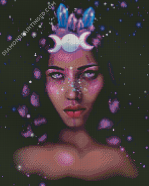 Crystal Moon Goddess Diamond Paintings