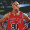 Dennis Rodman Chicago Bulls Diamond Paintings