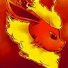 Flareon Head Art Diamond Paintings