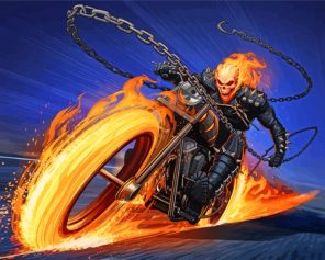 Ghost Rider Diamond Paintings