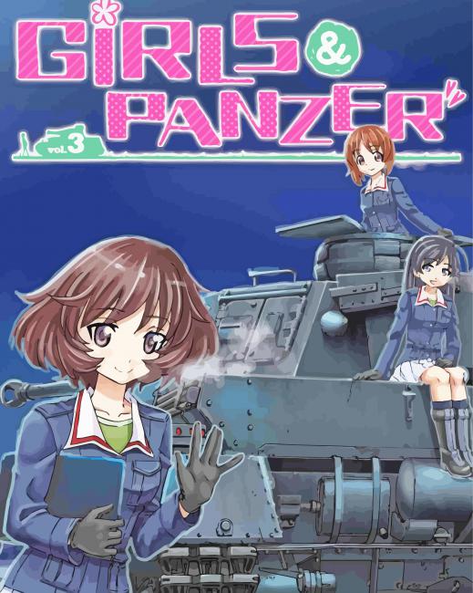 Girls Und Panzer Anime Poster Diamond Paintings