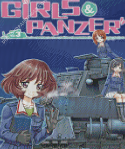 Girls Und Panzer Anime Poster Diamond Paintings