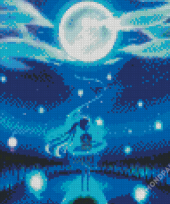 Humming of Moon Spirit Diamond Paintings