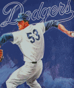 La Dodgers Player Diamond Paintings