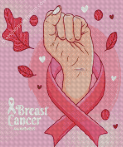 Lets Fight Breast Cancer Diamond Paintings