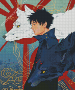 Megumi Jujutsu Illustration Diamond Paintings