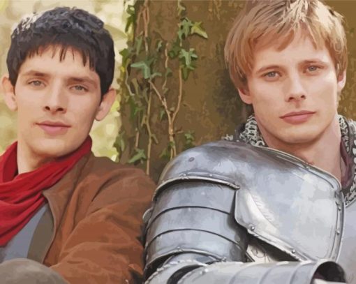 Merlin And Arthur Movie Characters Diamond Paintings