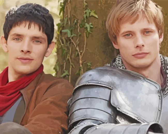 Merlin And Arthur Movie Characters Diamond Paintings