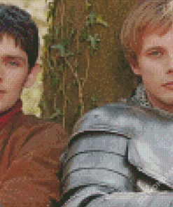 Merlin And Arthur Movie Characters Diamond Paintings