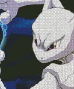 Mewtwo Pokemon Movie Diamond Paintings