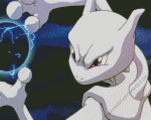 Mewtwo Pokemon Movie Diamond Paintings