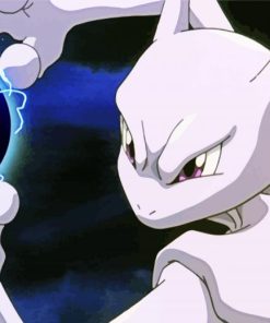 Mewtwo Pokemon Movie Diamond Paintings