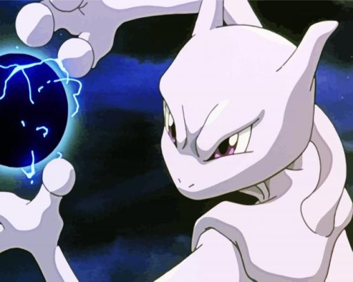 Mewtwo Pokemon Movie Diamond Paintings