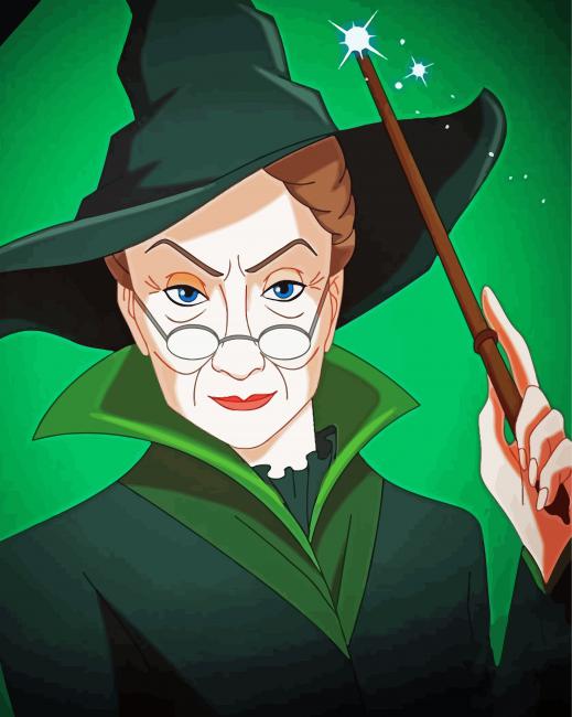 Minerva McGonagall Art Illustration Diamond Paintings