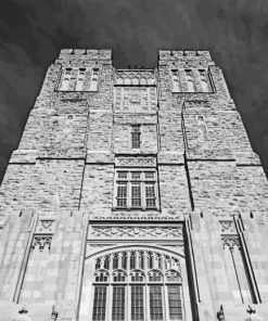 Monochrome Virginia Tech Diamond Paintings