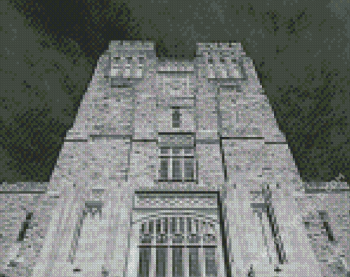 Monochrome Virginia Tech Diamond Paintings